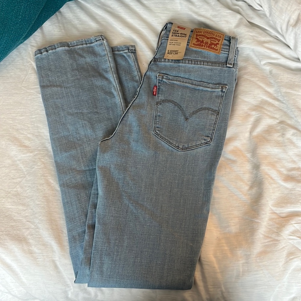 NWT Levi’s 724 High Rise Straight Jeans